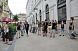 A Miskolci Galéria kiállítás megnyitójára hangoló utcai performance.
