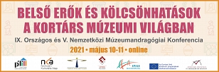 IX. Országos és V. Nemzetközi Múzeumandragógiai ONLINE Konferencia (2021)